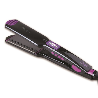 Salon LCD Black Straightening Curling Iron Fashionable Salon Style Hair Straightener