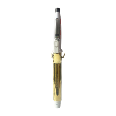 LCD Intelligent Control Hair Curling Iron Golden Color with Negative Ion Technology and International Voltage