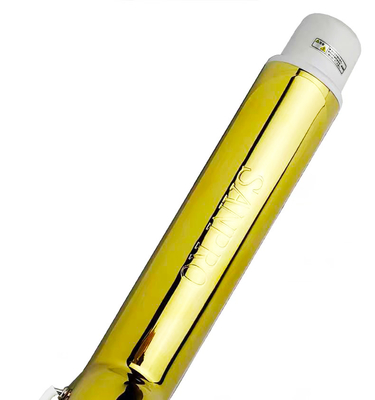 LCD Intelligent Control Hair Curling Iron Golden Color with Negative Ion Technology and International Voltage