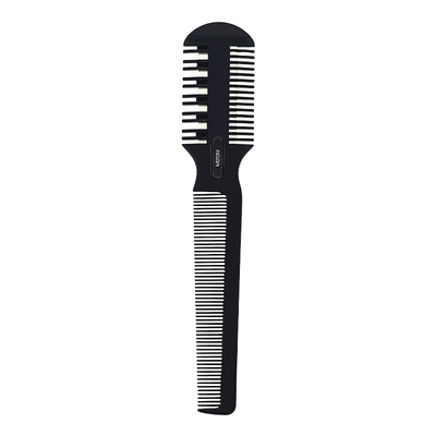 Double trim ABS White trim comb recommended by home commercial hair salon