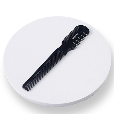 Double trim ABS White trim comb recommended by home commercial hair salon