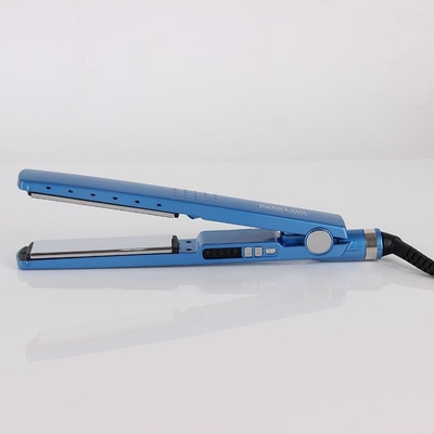 Dual Voltage Digital Hair Straightening Tools Flat Iron Pro Nano Titanium Plated